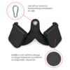 Set ergonomskih hvatova za lat mašinu i veslanje 8u1 - MAG Grip Style