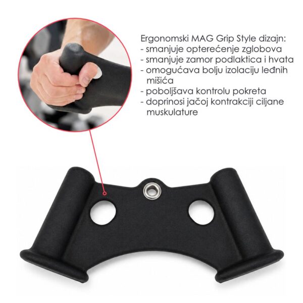 Set ergonomskih hvatova za lat mašinu i veslanje 8u1 - MAG Grip Style