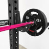 Aluminijumska šipka za tegove 10kg 180cm Pink – lagana olimpijska trening šipka za žene i početnike