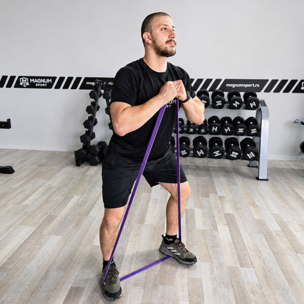 Set elastičnih gumenih traka za vežbanje 5u1